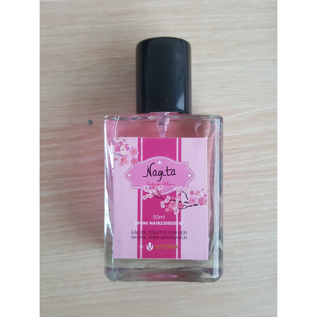 Parfum Nagita Slavina Eau De Parfume 30 ml dan 60 ml Aroma Sakura Blosoom / Parfum Ngta Slav Pengharum Wanita Tahan Lama / Body Spray EDT Minyak Wangi Semprot Parfume 30ML 60ML Eau de Toilette Fragrance