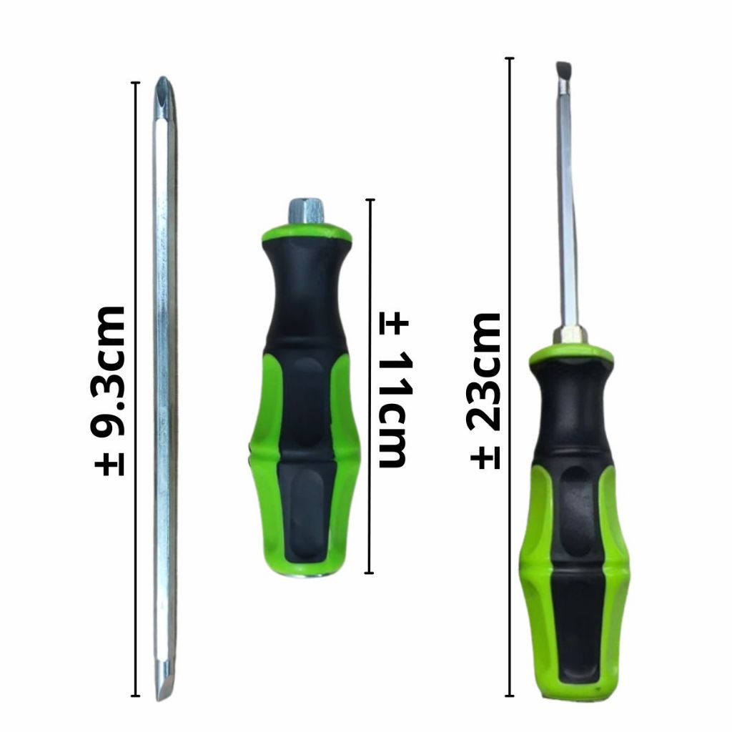 Obeng 2Sisi Bolak Balik / Screwdriver Tool Min Plus 2in1 / Alat Reparasi Pengencang Baut Multifungsi