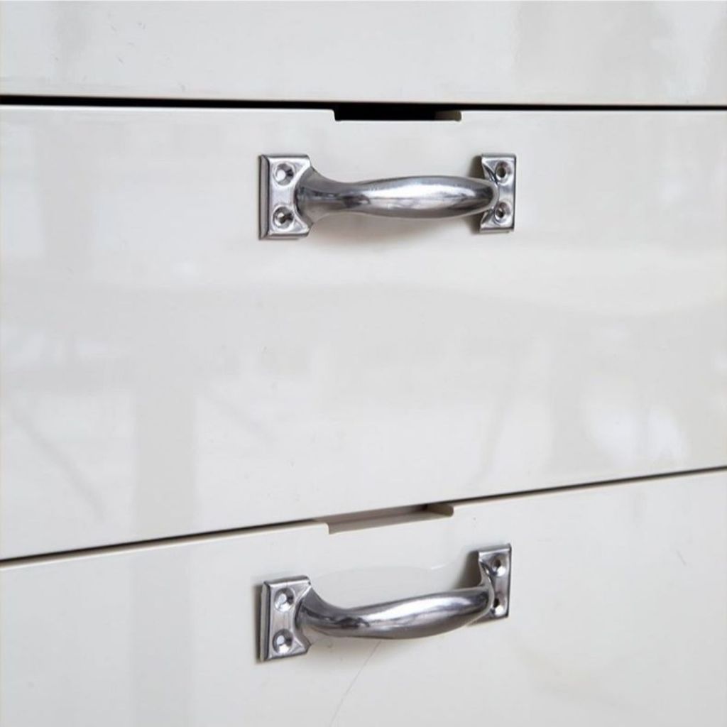 Grendel Pintu Set Free Sekrup / Handle Slot Kunci Lemari Laci Jendela Stainless Anti Karat Berkualitas