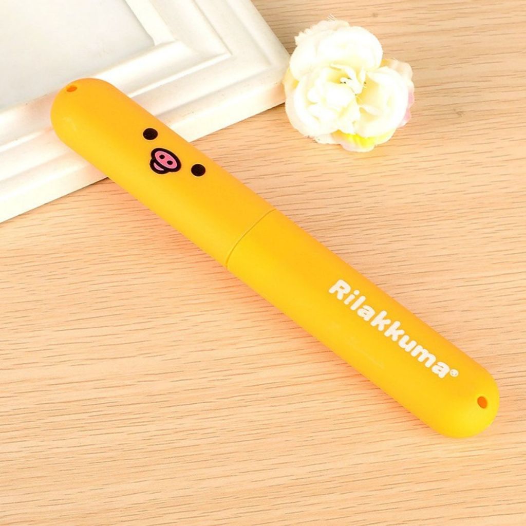 Tempat Sikat Gigi Travel Karakter Lucu / ToothBrush Case Praktis Portable / Tempat Penyimpanan Peralatan Mandi Murah