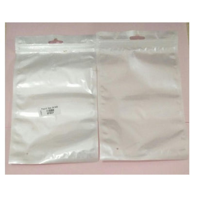 Plastik Klip Susu 13X21 Cm (ISI 100) Ziplock Putih Packing Plastic Clip Zipper Termurah