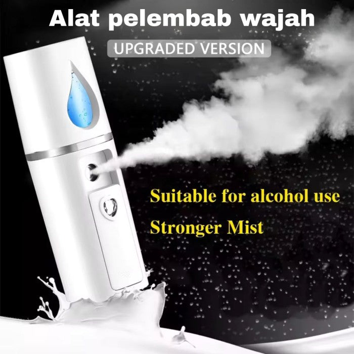 Nano Spray Perawatan Wajah Mini Portable USB Mist Sprayer Pelembab Wajah