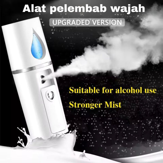 Nano Spray Perawatan Wajah Mini Portable USB Mist Sprayer Pelembab Wajah