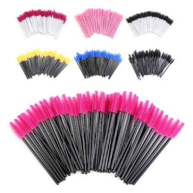 Sisir Kuas Maskara Spoolie Brush Mascara Wand Sikat Eyelash Extention Bulu Mata Alis Eyebrow Make Up