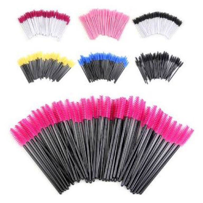 Sisir Kuas Maskara Spoolie Brush Mascara Wand Sikat Eyelash Extention Bulu Mata Alis Eyebrow Make Up