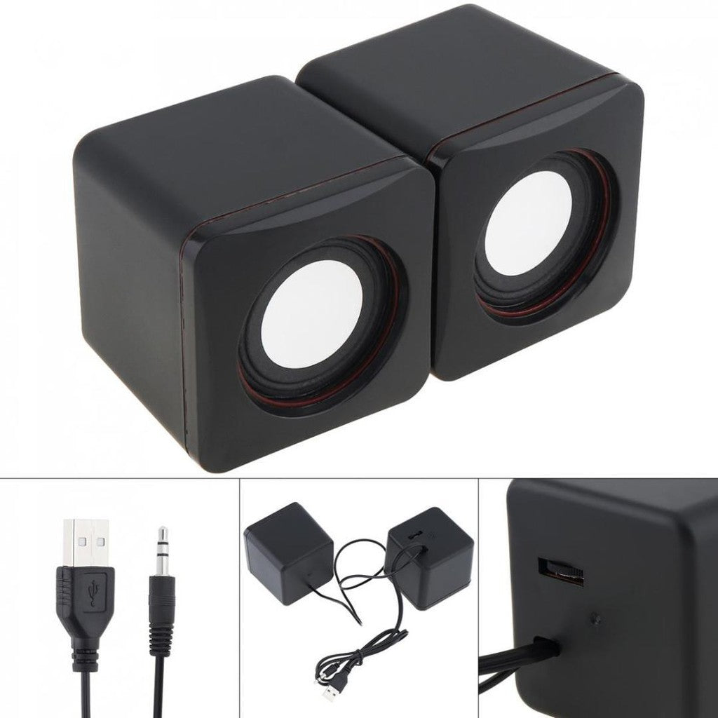Speaker Salon Multimedia Model 101Z For Komputer Laptop Notebook Pc Hp Mini Aktif Kabel USB Stereo