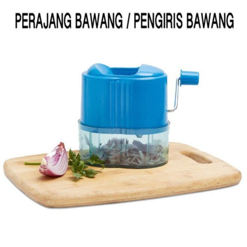 Alat Iris Bawang Manual / Pemotong Perajang Bawang Blender Giling Bumbu Dapur / Penghalus Bawang Merah Putih / Onion Slicer Praktis