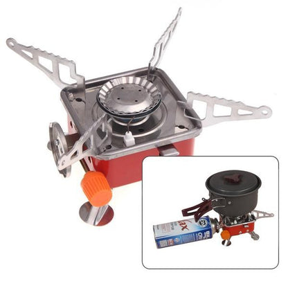 Kompor Camping Portable Bentuk Bunga Tahan Angin Windproof Stove K-203