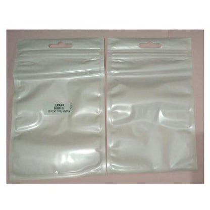Plastik Klip Susu 11X18 Cm (ISI 100) Ziplock Putih Packing Plastic Clip Zipper Zip Lock Buka Tutup