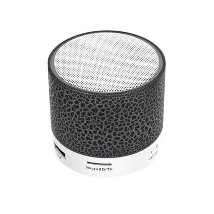 Speaker Bluetooth S10 CRECK Effect Motif Retak Mini S-10 Lampu LED Super Bass Corak Kaca Crack A2DP