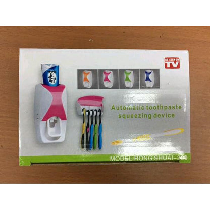 Dispenser Odol Model Baru / Rak Tempat Sikat Gigi Toothpaste Dispenser Automatic And Brush
