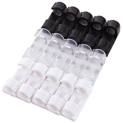Cable Clip Isi 20Pcs Carprie Klip Kabel Organizer Holder Penjepit Tempel Charger HP Pengikat Clamp