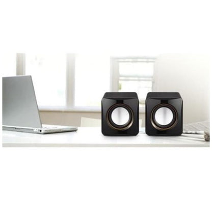 Speaker Salon Multimedia Model 101Z For Komputer Laptop Notebook Pc Hp Mini Aktif Kabel USB Stereo