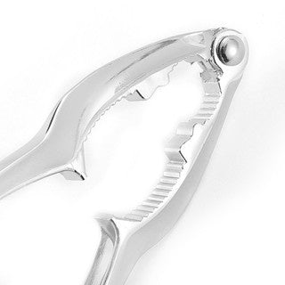 Tang Jepit Kepiting Pemecah Cangkang Lobster Alat Penjepit Walnut Kacang-Kacangan Stainless Steel Crab Grip Clamp