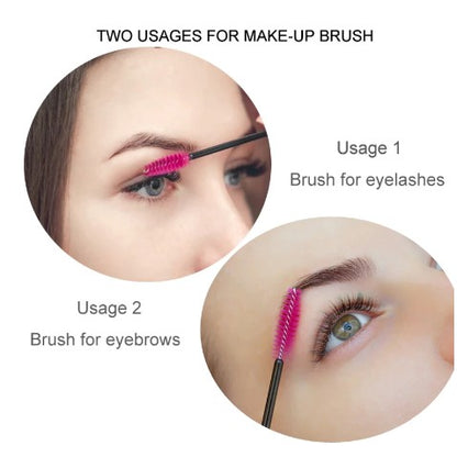 Sisir Kuas Maskara Spoolie Brush Mascara Wand Sikat Eyelash Extention Bulu Mata Alis Eyebrow Make Up