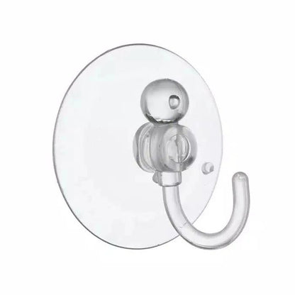 Gantungan Kop Kaca Tempelan Suction Cup Cantelan Kunci Handuk Kain Lap