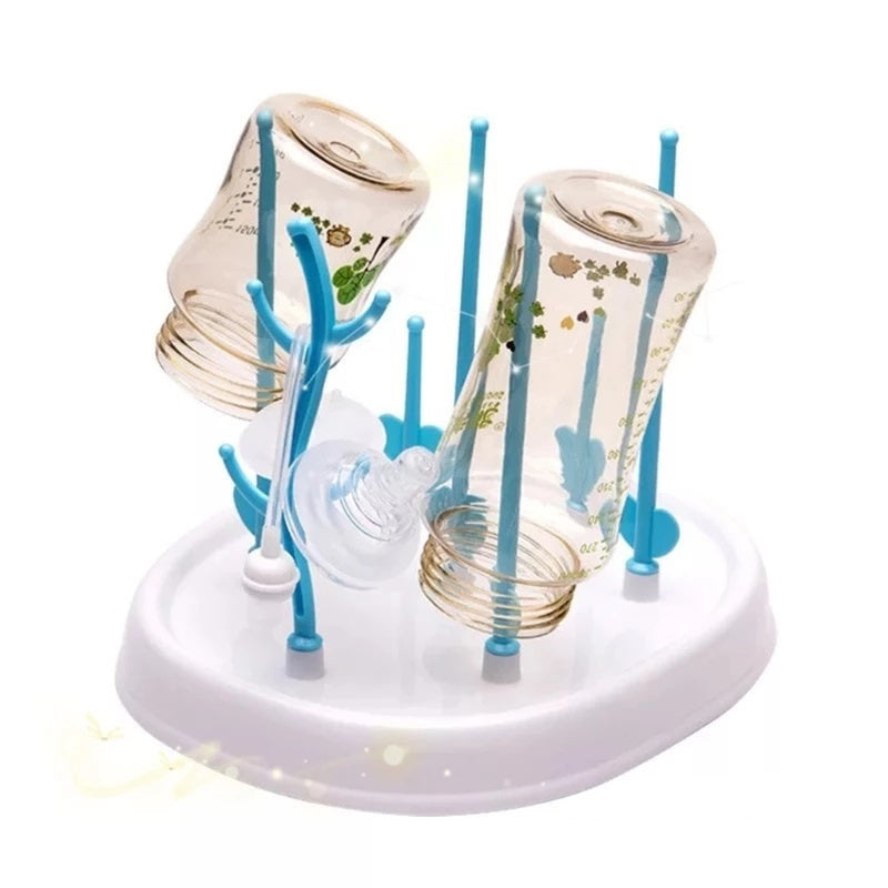 Rak Pengering Botol Susu Bayi / Tempat Tirisan Dot Gelas Mug Cangkir / Bottle Drying Rack Serbaguna / Stand Penyimpanan Jemur Perlengkapan Alat Minum Bayi