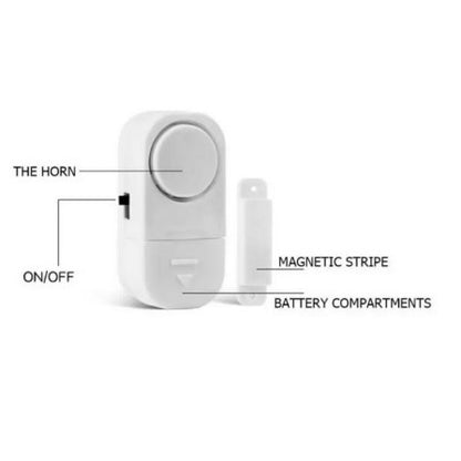 Alarm Anti Maling Bunyi Sensor Pencuri Tempel Door Window Pintu Lemari Laci Jendela Rumah Toko Suara