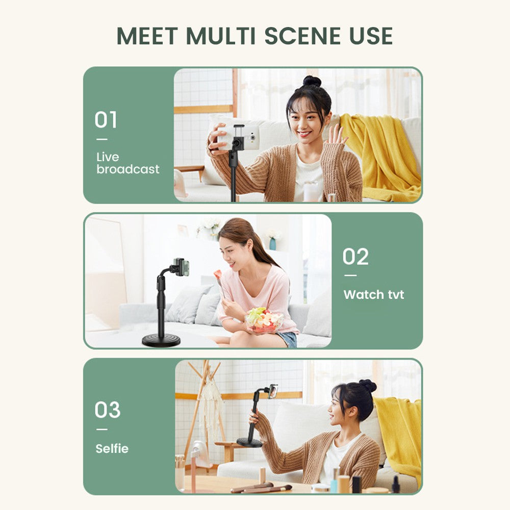 Phone Holder Stand Meja HD-25 Folding Desktop Support HD25 Table Standing Berdiri untuk Meeting Review Vlog HD 25