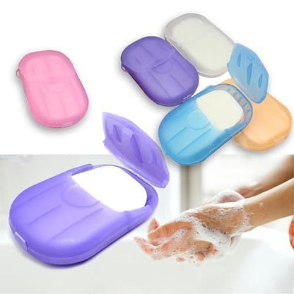 Sabun Kertas Paper Soap Praktis Mini Travelling Hand Wash Body Washing Travel Pembersih Cuci Tangan