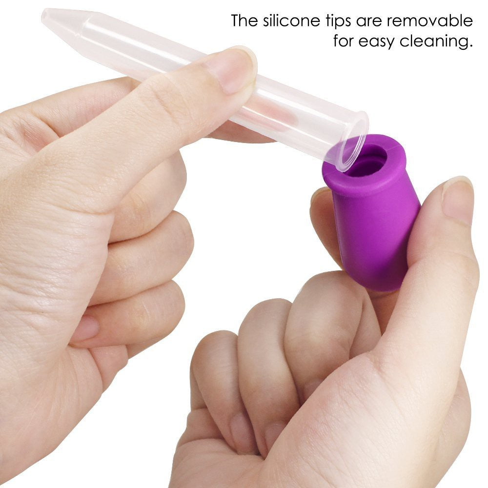 Pipet Tetes Obat Bayi 5ml Feeder Dropper Ukuran 5 ml Alat Bantu Minum Baby Medicine BPA Free Silikon Vitamin Asi