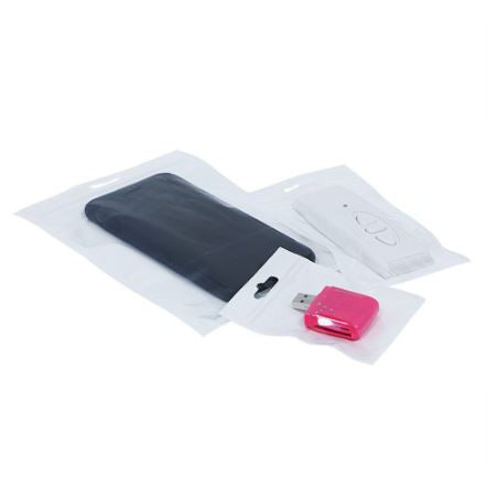 Plastik Klip Susu 13X21 Cm (ISI 100) Ziplock Putih Packing Plastic Clip Zipper Termurah