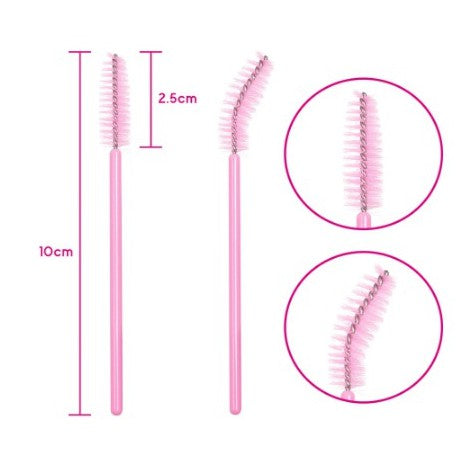 Sisir Kuas Maskara Spoolie Brush Mascara Wand Sikat Eyelash Extention Bulu Mata Alis Eyebrow Make Up