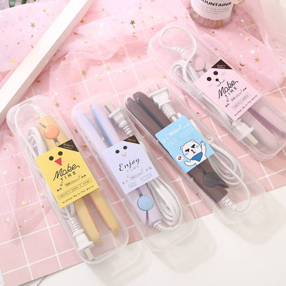 Catok Rambut Mini Lurus Dan Keriting Karakter 2in1 Alat Catokan Pelurus Rambut Travel Kemier Japan