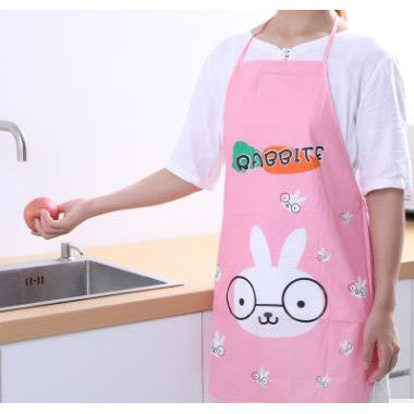 Celemek Apron Karakter Waterproof Anti Air Masak Dapur Anti Minyak Air Motif Hewan Lucu Cuci Piring