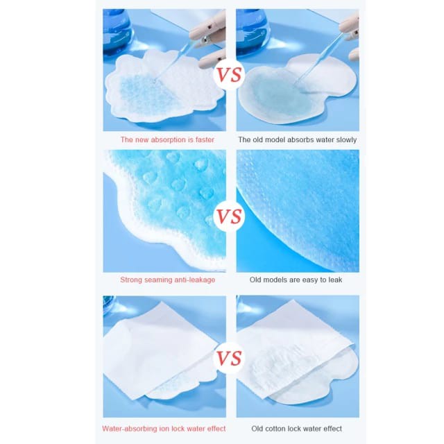 Armpit Underarm Pads Pembalut Ketiak Anti Basah Penyerap Keringat area Ketek Bau Burket Solusi Pad