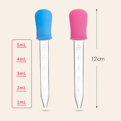 Pipet Tetes Obat Bayi 5ml Feeder Dropper Ukuran 5 ml Alat Bantu Minum Baby Medicine BPA Free Silikon Vitamin Asi