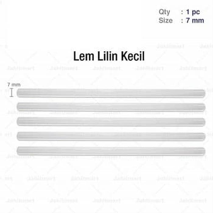 Isi / Refill Lem Tembak Glue Gun 13 Cm Kecil Bakar Stick Lilin Putih Transparan Bening 10w 20w 40w