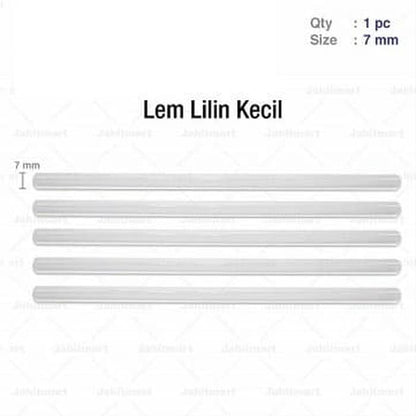 Isi / Refill Lem Tembak Glue Gun 13 Cm Kecil Bakar Stick Lilin Putih Transparan Bening 10w 20w 40w