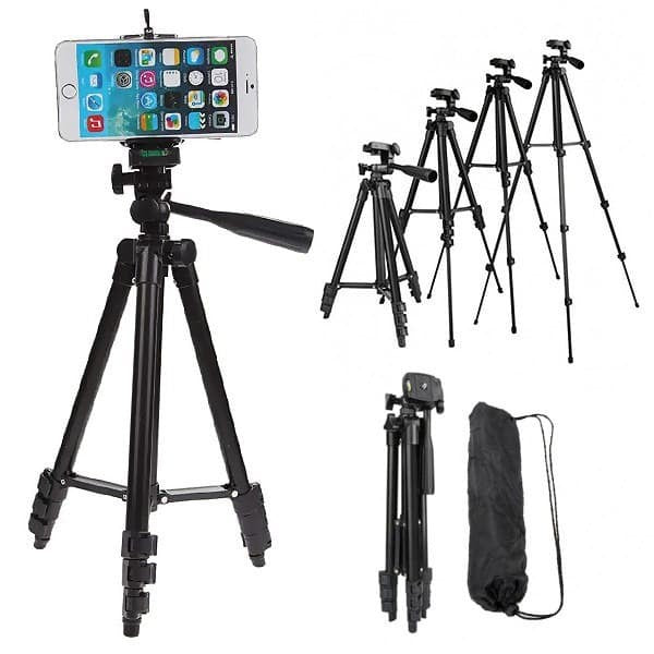 Tripod Ringstar RS 3120A + Holder U for Camera Digital DSLR Handycam hp kamera fotografer kaki 1,2m
