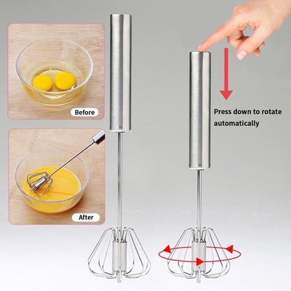 Better Beater Hand Mixer Manual / Alat Pengocok Full Stainless Kocokan Telur Kue Whisk Semi Otomatis
