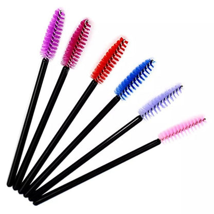 Sisir Kuas Maskara Spoolie Brush Mascara Wand Sikat Eyelash Extention Bulu Mata Alis Eyebrow Make Up