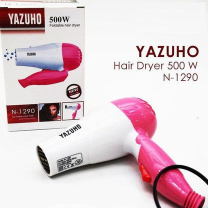 Hair Dryer Mini Lipat Alat Pengering Rambut NOVA N-658 Hairdryer Low Watt Murah Bagus Rekomen Salon