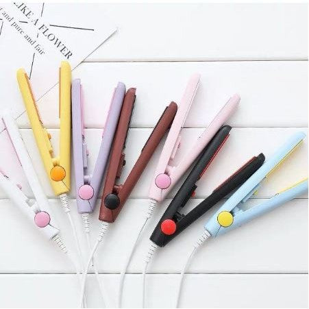 Catok Rambut Mini Lurus Dan Keriting Karakter 2in1 Alat Catokan Pelurus Rambut Travel Kemier Japan