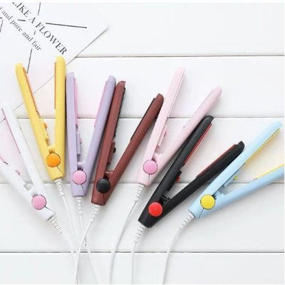 Catok Rambut Mini Lurus Dan Keriting Karakter 2in1 Alat Catokan Pelurus Rambut Travel Kemier Japan