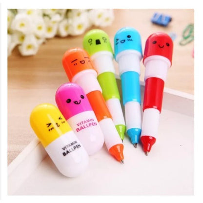 Pulpen Kapsul Vitamin Tablet Pena Vitamin Ballpen Obat Kapsul Unik
