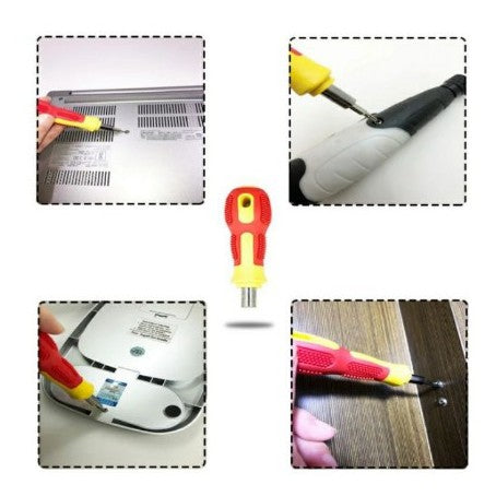 Obeng Set 31in1 Toolkit screwdriver kepala ujung minus plus bunga T4 T5 T6 T7 T8 T15 T20 all in 1