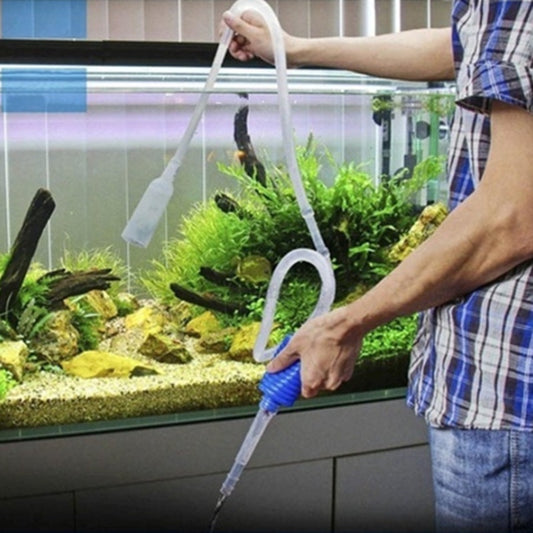 Alat Penguras Air Aquarium / Cleaner Pump Siphon Manual / Selang Pompa Penyedot Pembersih Kolam Ikan / Alat Kuras Manual Akuarium