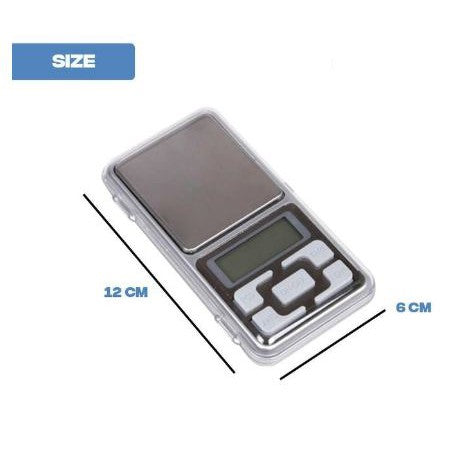 Timbangan Digital 500 Gram Mini Pocket Scale Emas Berlian Perhiasan Batu Bahan 500Gr Praktis Kecil