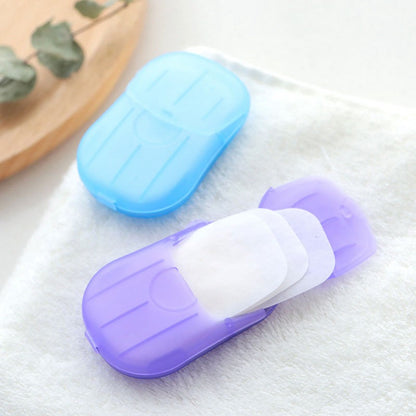 Sabun Kertas Paper Soap Praktis Mini Travelling Hand Wash Body Washing Travel Pembersih Cuci Tangan