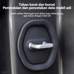 4Pcs Car Door Lock Cover Peredam Getaran