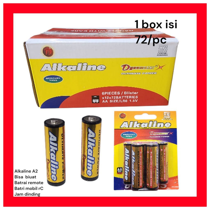 Baterai Alkaline Dynamax A2 (isi 6pcs)