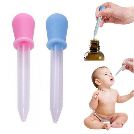 Pipet Tetes Obat Bayi 5ml Feeder Dropper Ukuran 5 ml Alat Bantu Minum Baby Medicine BPA Free Silikon Vitamin Asi