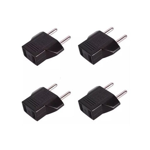 Adaptor Kepala Charger Colokan Over Steker Sambungan Listrik Gepeng Ke Bulat 2 Lubang Converter