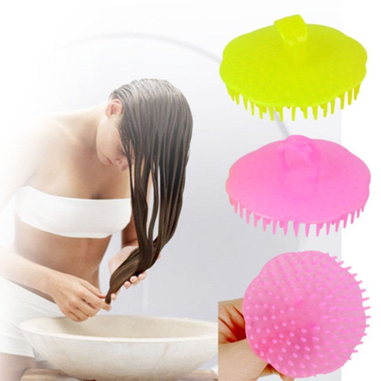 Sisir Keramas Bulat / Sikat Rambut Pijat Kepala Anti Ketombe Shampo Head Scalp Hair Massage Brush Kulit Kepala Gatal Alat Garuk