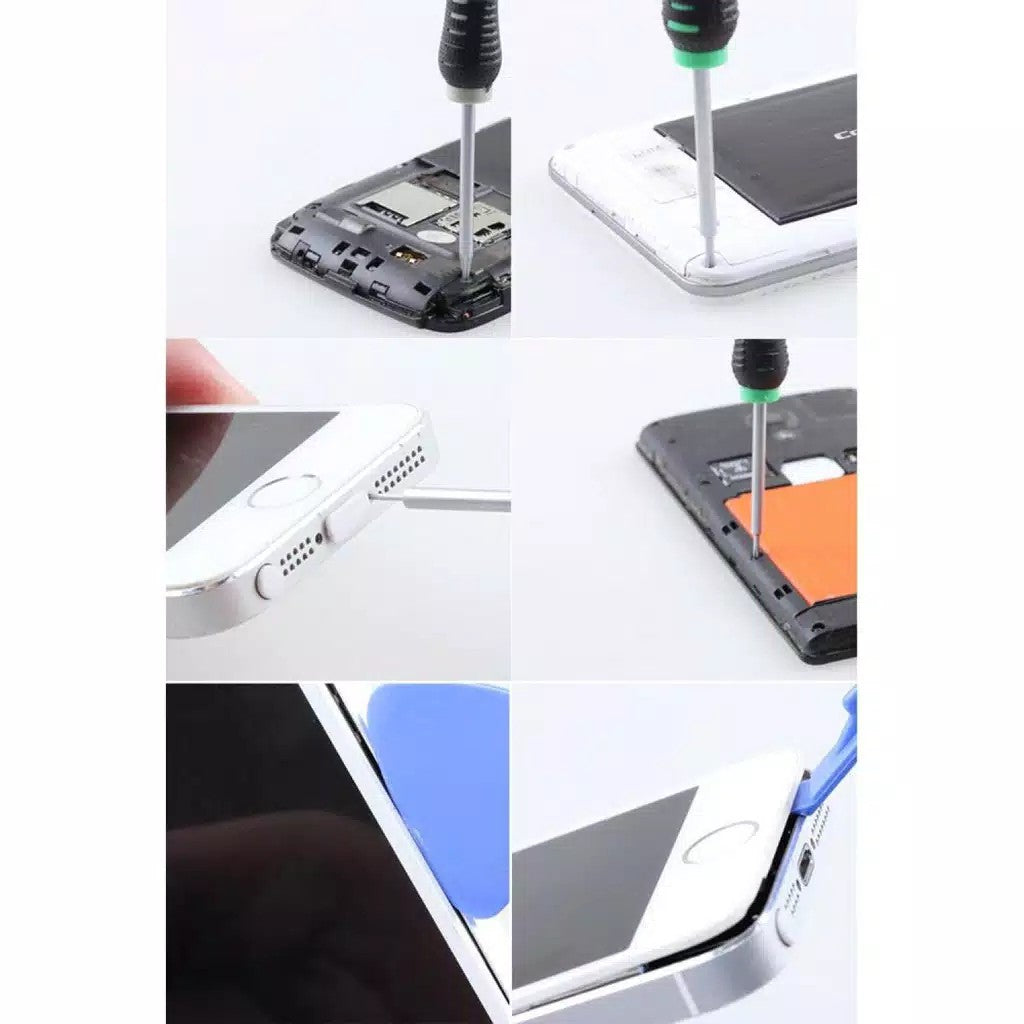 Obeng Reparasi Set 16 in 1 Screwdriver Fatick 2811 Versatile Pick Prey Tool kit utk Handphone PC Jam